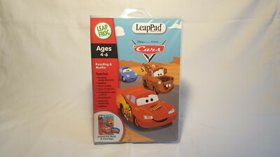 LeapFrog LeapPad Disney Cars Alter 4 - 6 interaktives Buch und Cartridge