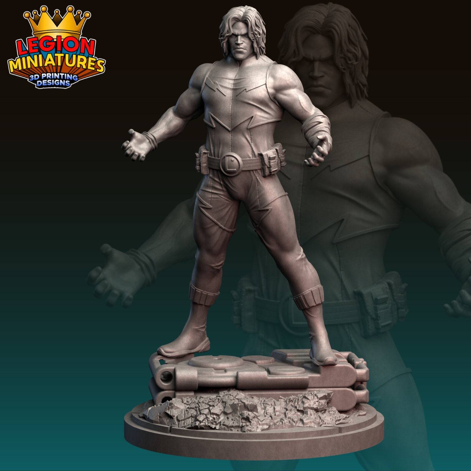 Lightning Lad | 40mm Crisis Protocol | Tabletop Gaming | Tabletop Miniature |
