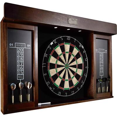 40inch Dartboard Cabinet with LED Lights