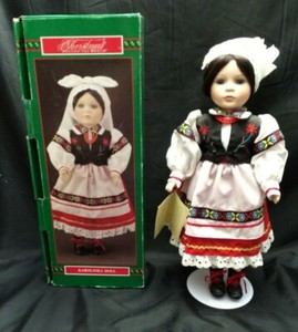 christmas around the world porcelain dolls