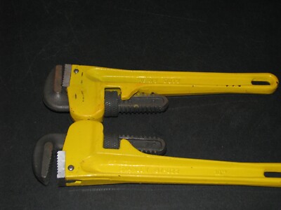 Stanley 87-622 10'' Pipe Wrench LOT OF 2