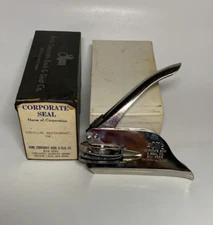 Acme Corporate Book & Seal Co Cadillac Restaurant Chicago Illinois 6595