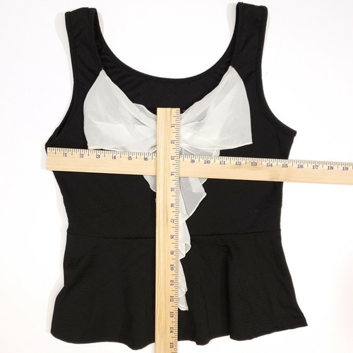 Ermas Closet Womans Sleeveless Shirt Black Size Large - Foto 6 di 10