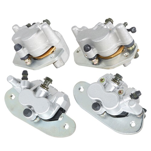 Front&Rear Brake Calipers w/Pads For 14-2021 Yamaha Viking EPS Viking 700 YXM700 - Foto 2 di 10