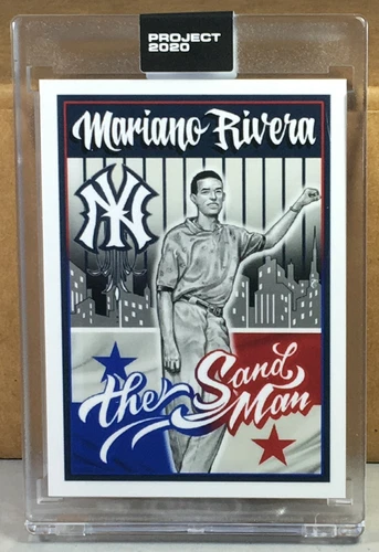 TOPPS PROJECT 2020 #131 MARIANO RIVERA by MISTER CARTOON Print Run 9468