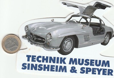 STICKERS . TECHNIK MUSEUM by SINSHEIM & SPEYER. Mercedes