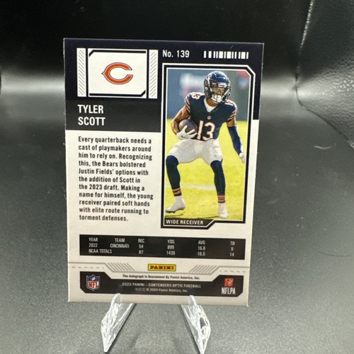 2023 Contenders Optic Rookie Ticket On Card Auto Tyler Scott RC Auto Bears - Bild 2 von 2
