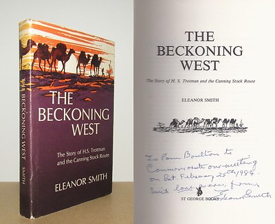 Eleanor Smith - The Beckoning West - Signed - 1st (1982 First Edition DJ)