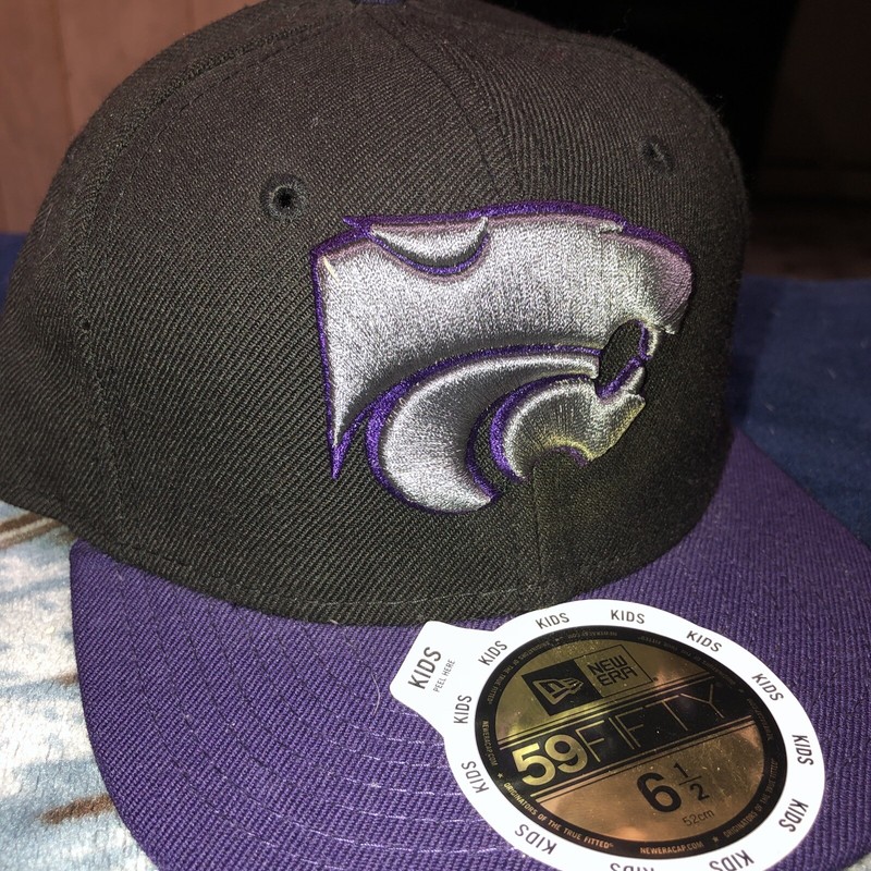 Kansas State Wildcats Hat KIDS Size 6 1/2 New Era Fitted Cap