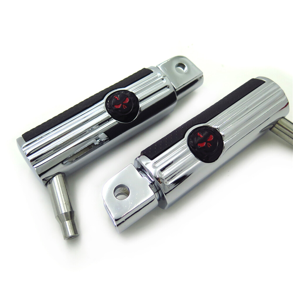 Defiance Footpegs Chrome For 20002009 Honda Interceptor VFR800 (Front