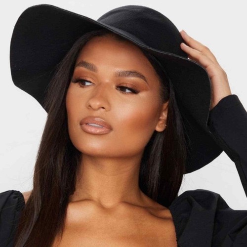 H\u0026M Black 100% Wool Floppy Hat | eBay