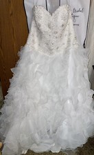 davids bridal Corset wedding dress 18w