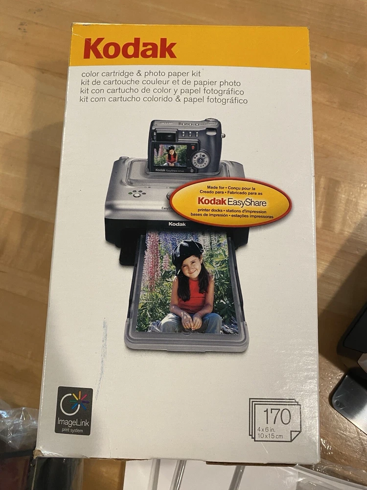 Kodak EasyShare Photo Printer Dock PLUS Cartridges And Paper