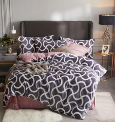 3D Purple Wave ZHUA2220 Bed Pillowcases Quilt Duvet Cover Set Queen King Zoe