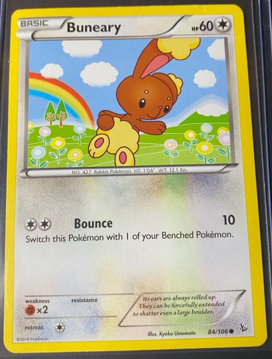 Buneary 84/106 - Common Pokemon Card - Flashfire Set (2014)  Lightly Played