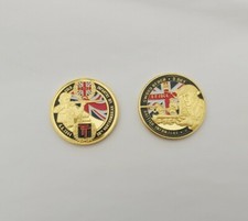 British Army Infantry Sword Beach Medal/Coin