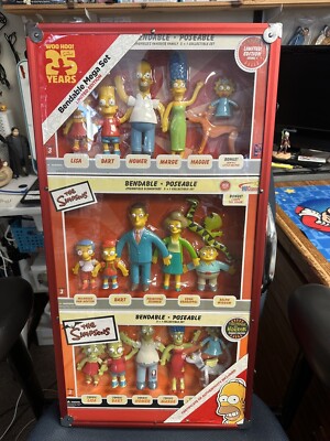 Simpsons 25th anniversary Mega Bendable Set - Limited 1000