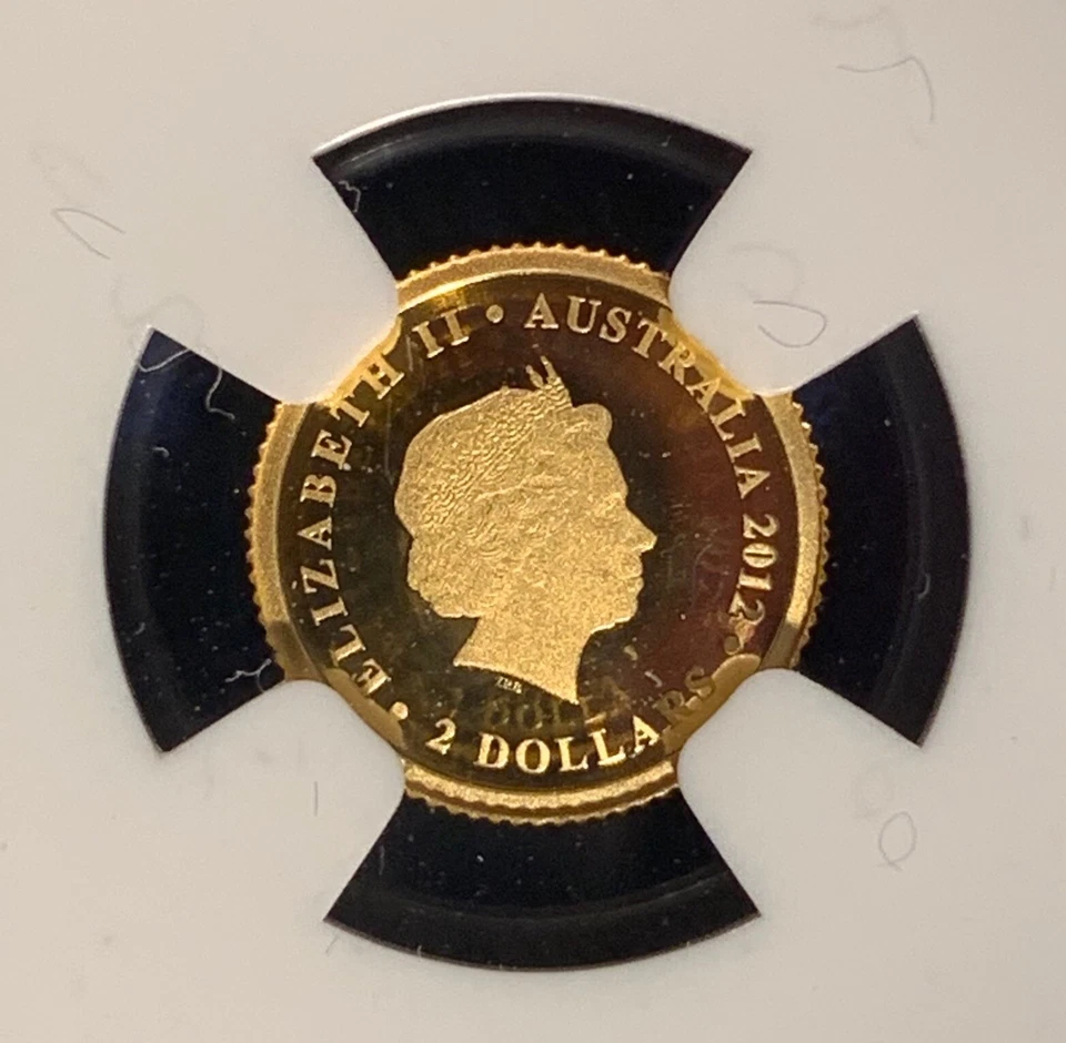 AUSTRALIA 2014 FIFA SOCCER WORLD CUP GOLD 2012 $2 DOLLAR COIN NGC CERTIFIED PF69 - Image 4 of 4