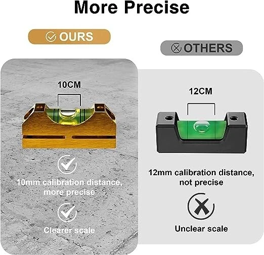 Scope Leveling Kit Professional Reticle Leveling System for Gun Smithing Golden - Image 3 of 4