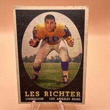 1958 Topps #105 Les Richter HOF EX