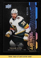 2018-19 SPx UD Black Lustrous Rookies 28/299 Tomas Hyka #LR-TH RC READ lu1