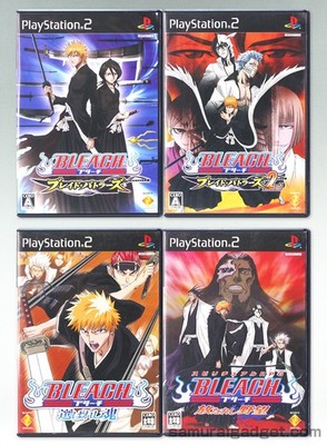 Bleach: Blade Battlers 1+2nd & Erabareshi Tamashii & Hanatareshi Yabou PS2 Japan