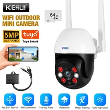 KERUI WiFi Wireless IP Camera 5MP Tuya Smart Home Security Auto Tracking Cam