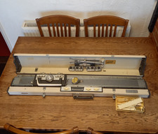 Knitmaster ES 302 Vintage Knitting Machine Japan Accessories Box Case Free Post