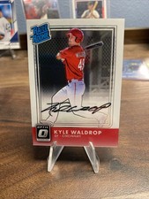 2016 Donruss Optic Rated Rookies Signatures #RRKW Kyle Waldrop Auto - BB. 