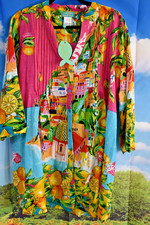 ANTICA SARTORIA 2026 L TO XXL POSITANO AMALFI COAST SHORT DRESS BUTTON DOWN NWT