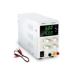 60V 5A DC Power Supply Variable, Adjustable Bench Lab Power Supply with 3-Bit...