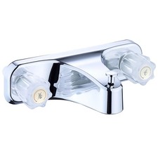 Mobile Home RV Tub Shower Center-Set Faucet, 8 inch, 2-Handle, Chrome