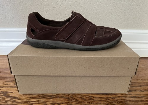 Clarks Womens Brown Leather Fisherman Sandals, Size 7M, New In Box - Picture 6 of 10