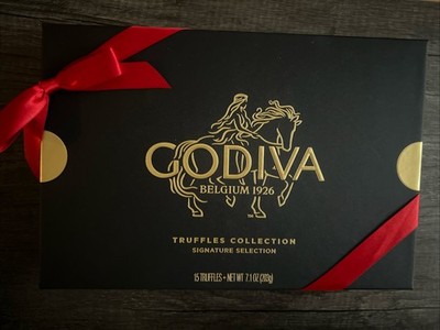 NEW GODIVA Signature Chocolate Truffles Collection Gift Box Assortment 15 pcs