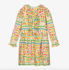 Stella McCartney Kids Gardening Floral Fruit Vegetable Dress - 3T