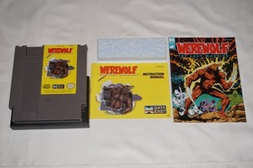 Werewolf the Last Warrior (Nintendo NES) Complete in Box w/ Comic CIB