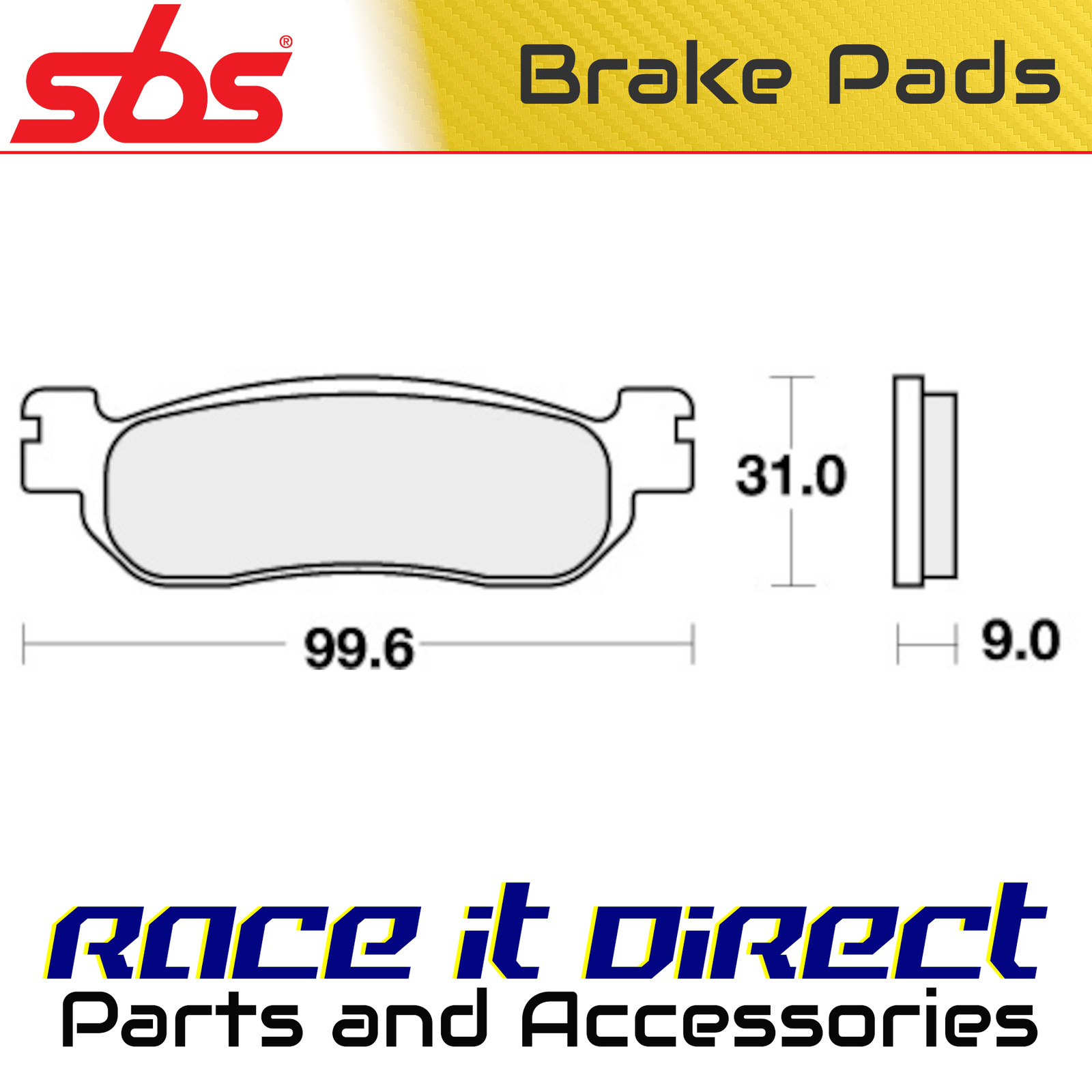 Brake Pads for YAMAHA XG 250 2005 Front Street SBS - Image 2