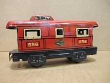 Vintage Marx New York Central Lines Caboose 556 Tin Litho O Gauge  3