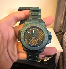 Invicta Akula Men’s Swiss Made Automatic Tourbillon Limited Edition SS Watch