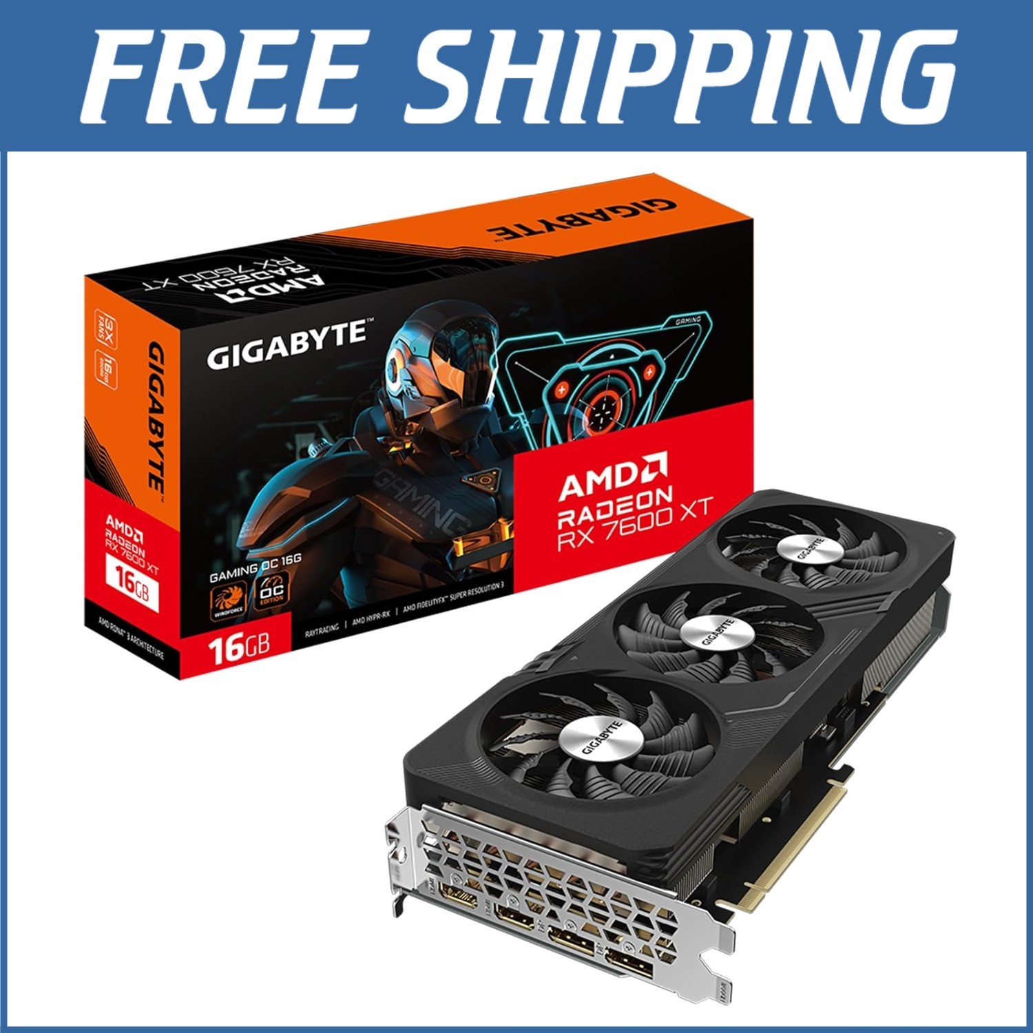 雷*西様 GIGABYTE Radeon RX 7600 8GB OC Efficient Radeon RX 7600 XT OC 16G with PCIe 4.0 – Max Out Your