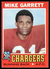 1971 Topps Mike Garrett San Diego Chargers #119