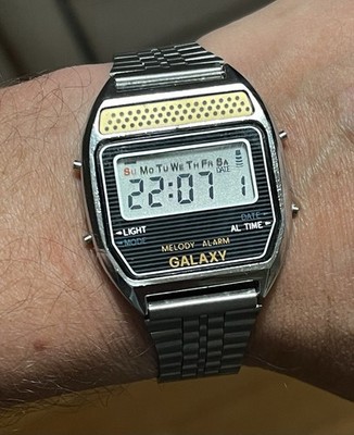 Reloj Galaxy Melody Alarma Vintage LCD Digital 