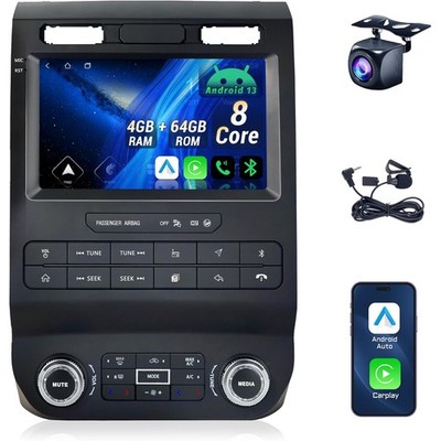 For Ford Expedition 2018-2021 Android 13 Apple Carplay Car Stereo Radio 4GB+64GB