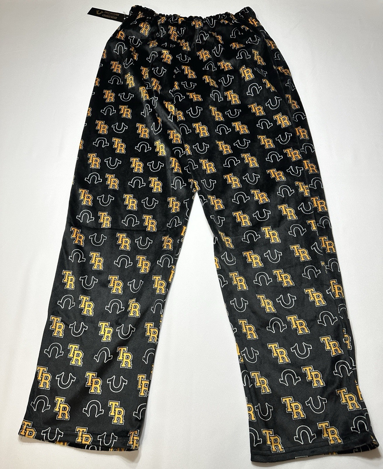 True Religion Black Loungewear Sleepwear Pants Logo Men's Small NWT New thumbnail 6