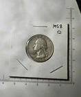 1958 D Washington Quarter %90 Silver