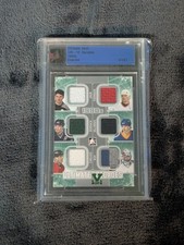 2011-12 ITG Ultimate Decades 90's Jersey 1/1 Vault Roy Jagr Yzerman Chelios 