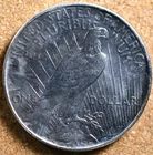 1922-P 90% Silver American Peace Dollar, Silver Weight 0.7734 Oz, Circulated