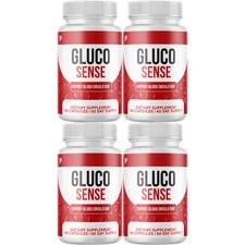 Gluco Sense Glycogen Support Pills, Blood Health Supplement- 4 Bottles Genuine
