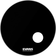 Evans EQ3 Black Resonant Bass Drumhead 22 in.