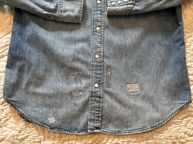 Ralph Lauren Polo Denim Patchwork Distressed  Spo… - image 11